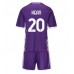 Fiorentina Moise Kean #20 Hjemmedraktsett Barn 2025-26 Korte ermer (+ Korte bukser)